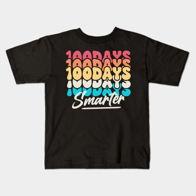 100 Days Smarter Kids T-Shirt by Etopix